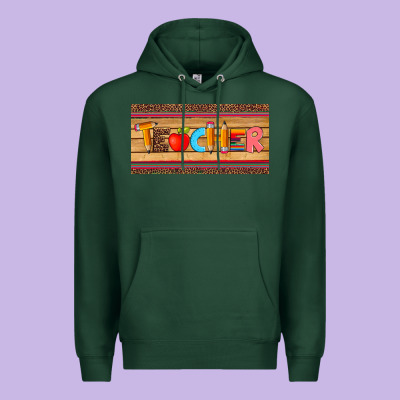 Teacher Pen Apple License Plate Template Premium Hoodie Designed By Artiststas