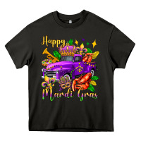 Asphalt happy mardi gras truck olivia Heavy Core Tee - OliviaCreatesArt