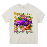 Cream happy mardi gras truck olivia Heavy Core Tee - OliviaCreatesArt