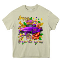 Happy Mardi Gras Truck Olivia Heavy Core Tee | Teevron