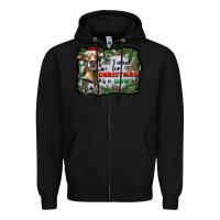 Black all i want for christmas is a cow Zipper Hoodie - RanaPortraitStore