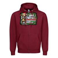 Burgundy all i want for christmas is a cow Zipper Hoodie - RanaPortraitStore