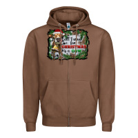 Chestnut all i want for christmas is a cow Zipper Hoodie - RanaPortraitStore