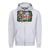 Heather Grey all i want for christmas is a cow Zipper Hoodie - RanaPortraitStore