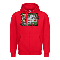 Red all i want for christmas is a cow Zipper Hoodie - RanaPortraitStore