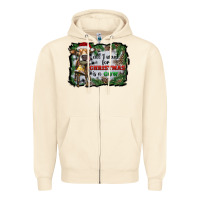 Sandshell all i want for christmas is a cow Zipper Hoodie - RanaPortraitStore