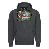 Smoke all i want for christmas is a cow Zipper Hoodie - RanaPortraitStore