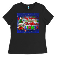My Favorite Color Is Christmas Lights Ladies Tee | Teevron
