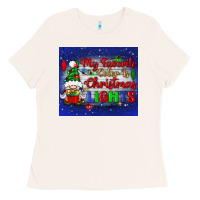 Bone my favorite color is Christmas lights Ladies Tee - BundleAndBundleShop