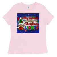Bubblegum Pink my favorite color is Christmas lights Ladies Tee - BundleAndBundleShop