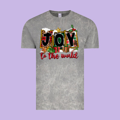 Joy To The World Vintage Tee Designed By Fadigitalartstudio