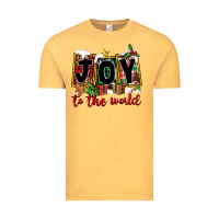 Vintage Mustard Joy To The World Vintage Tee - FaDigitalArtStudio