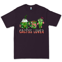 Plum Cactus Lover Cactus Coffee Cups Premium Tee - FaDigitalArtStudio