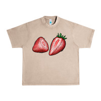 French Oak strawberries Urban Heavy Tee - BundleAndBundleShop