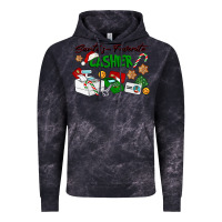 Cloud Black Santa's Favorite Cashier Vintage Hoodie - LillyAllenDesigns