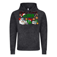 Vintage Black Santa's Favorite Cashier Vintage Hoodie - LillyAllenDesigns