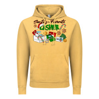 Vintage Mustard Santa's Favorite Cashier Vintage Hoodie - LillyAllenDesigns