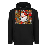 Black western santa claus Heavyweight Hoodie - Jasminsmagicworld
