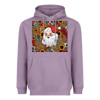 Lavender western santa claus Heavyweight Hoodie - Jasminsmagicworld