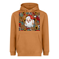 Meerkat western santa claus Heavyweight Hoodie - Jasminsmagicworld