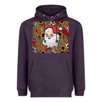 Plum western santa claus Heavyweight Hoodie - Jasminsmagicworld