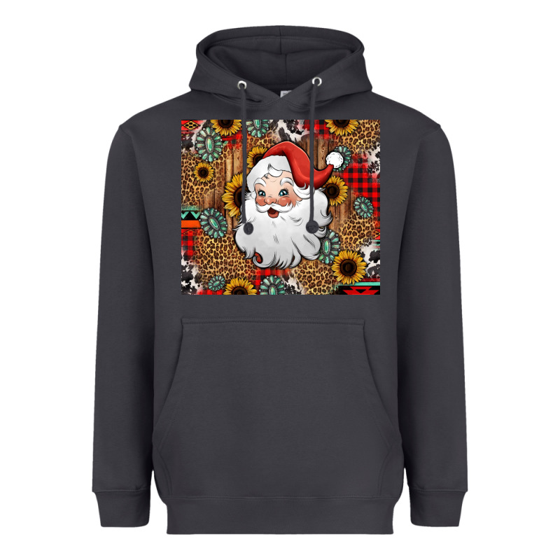 Western Santa Claus Heavyweight Hoodie by Jasminsmagicworld | Teevron