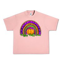 Salmon happy halloween rainbow Urban Heavy Tee - Jasminsmagicworld