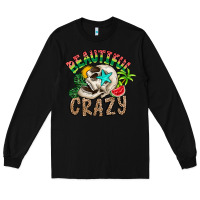 Black Beautiful Crazy Summer Long Sleeve Tee - CowhideDigitalArt