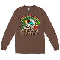 Chestnut Beautiful Crazy Summer Long Sleeve Tee - CowhideDigitalArt