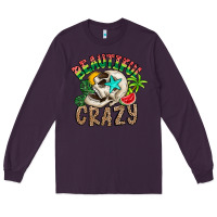 Plum Beautiful Crazy Summer Long Sleeve Tee - CowhideDigitalArt