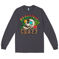 Smoke Beautiful Crazy Summer Long Sleeve Tee - CowhideDigitalArt
