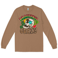 Toasted Coconut Beautiful Crazy Summer Long Sleeve Tee - CowhideDigitalArt