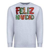 Heather Grey feliz navidad Spanish christmas Premium Sweatshirt - Jasminsmagicworld