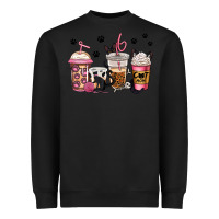 Black cat mom coffee Heavyweight Sweatshirt - Jasminsmagicworld