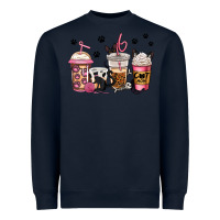 Navy cat mom coffee Heavyweight Sweatshirt - Jasminsmagicworld
