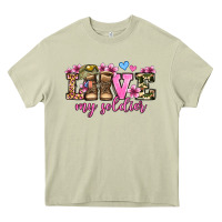 Mossy love my soldier olivia Heavy Core Tee - OliviaCreatesArt