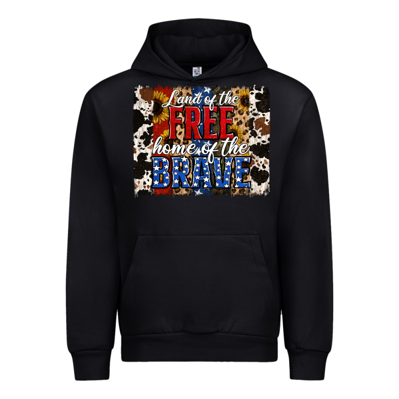 Land Of The Free  Th Of July Brushstroke Urban Hoodie by Jasminsmagicworld | Teevron