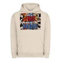 Pigment French Oak land of the free  th of july brushstroke Urban Hoodie - Jasminsmagicworld