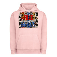 Pigment Salmon land of the free  th of july brushstroke Urban Hoodie - Jasminsmagicworld