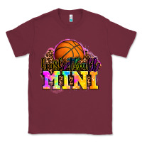 Burgundy basketball mini Classic Tee - OliviaCreatesArt