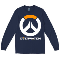 Navy time overwatch gas Long Sleeve Tee - DesigneFamous