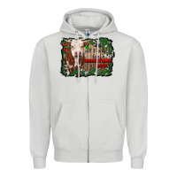 All I Want For Christmas Is A Cow Cowhide Zipper Hoodie | Teevron