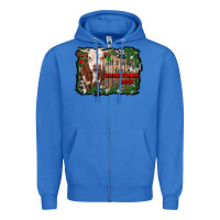 True Royal all i want for christmas is a cow cowhide Zipper Hoodie - RanaPortraitStore