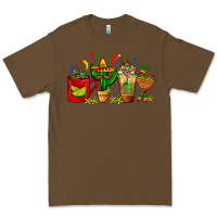 Cacao Mexico Coffee Cups With Cactus Sombrero And Maraca Premium Tee - FaDigitalArtStudio