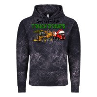 Cloud Black Santa's Favorite Truck Driver Vintage Hoodie - LillyAllenDesigns