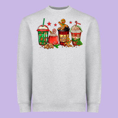 Christmas Cookies Coffee Heavyweight Sweatshirt Designed By Jasminsmagicworld