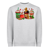 Heather Grey christmas cookies coffee Heavyweight Sweatshirt - Jasminsmagicworld
