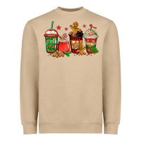 Mushroom christmas cookies coffee Heavyweight Sweatshirt - Jasminsmagicworld