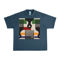 Midnight Navy afro comb seamless pattern Urban Heavy Tee - BundleAndBundleShop