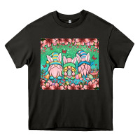 Asphalt Easter gnomes Heavy Core Tee - OliviaCreatesArt